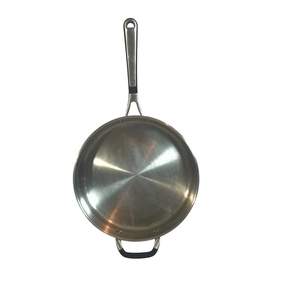 Cooking with Calphalon 3 Qt. 10" Stainless Steel Sauté Pan / Skillet with Lid - Picture 3 of 7